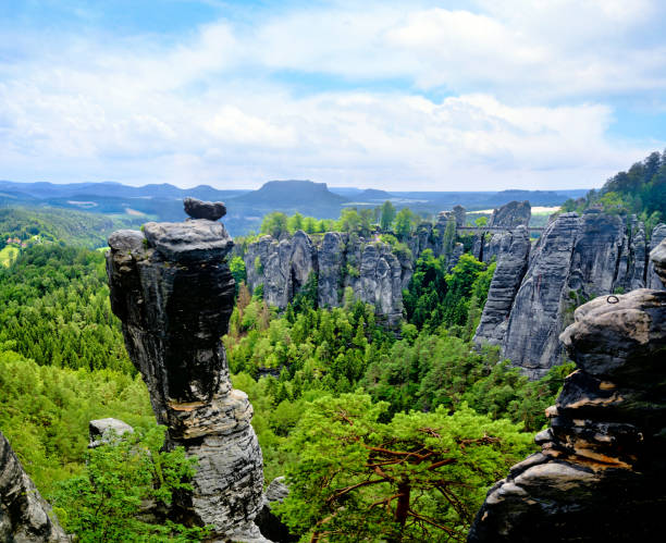 istock Bastei bridge in Saxon Switzerland 1165665939