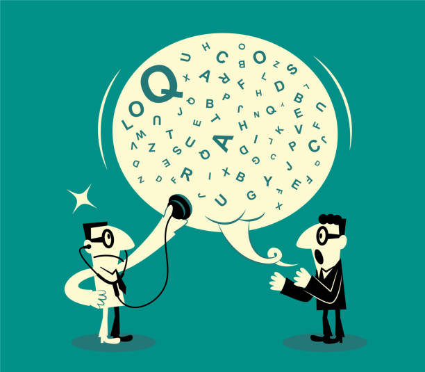 One man listening to a big speech bubble while another man talking Business Man Characters with Glasses Manga Style Cartoon Vector art illustration. Full Length.
One man listening to a big speech bubble while another man talking. political joke stock illustrations