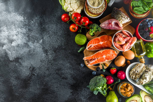 istock Pescetarian diet plan ingredients 1165675386