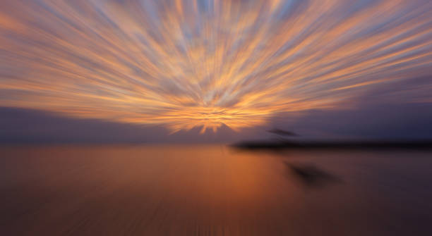 istock Rushing sky digital effect over Sanur Beach, Bali 1165685835