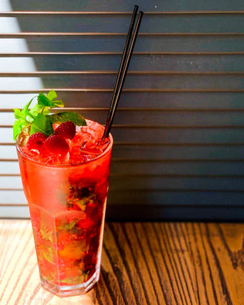 istock cold homemade lemonade with pomegranate, mint and lime 1165688396