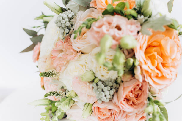 istock Wedding beauty wedding flowers. A bouquet for the bride. 1165689935