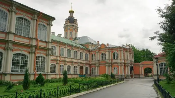 Photo of In the courtyard of the Alexander Nevsky Lavra