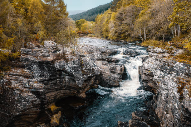 istock River Moriston Falls at Invermoriston in Scotland 1165693771