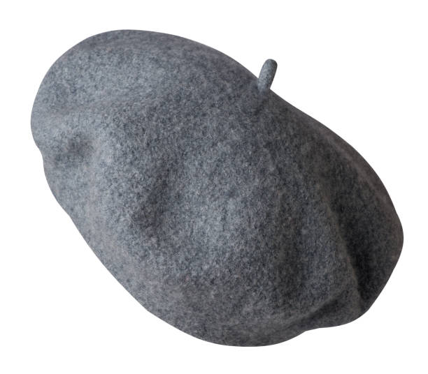 istock Beret isolated on white background. hat female beret 1165693787