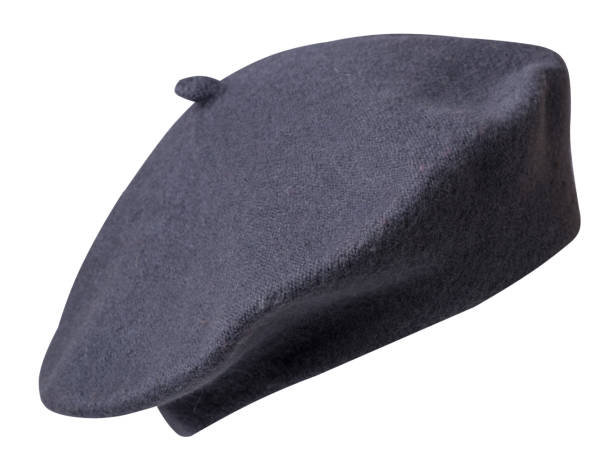 istock Beret isolated on white background. hat female beret 1165693790