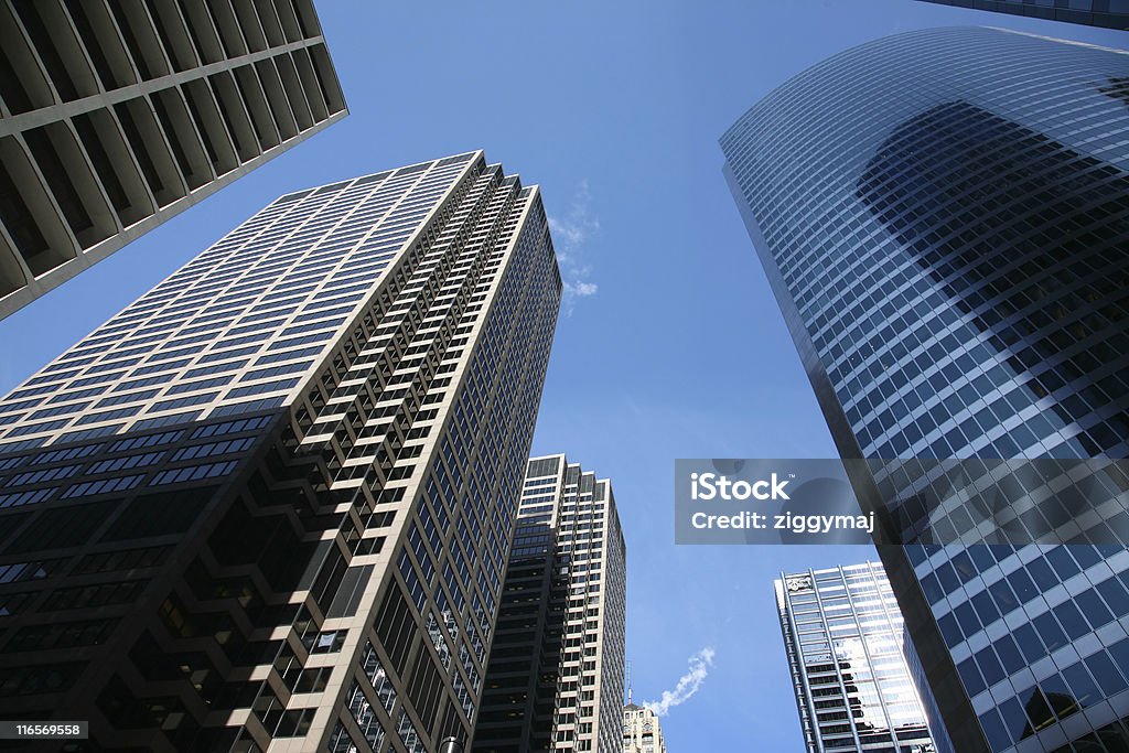 Edificios de oficinas-Chicago - Foto de stock de Acero libre de derechos