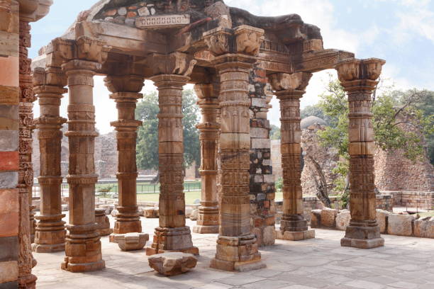 istock Ruins At Qutab Minar Complex, Delhi, India, UNESCO, World Heritage Site. 1165696686