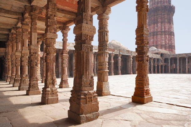 istock Ruins At Qutab Minar Complex, Delhi, India, UNESCO, World Heritage Site. 1165696699