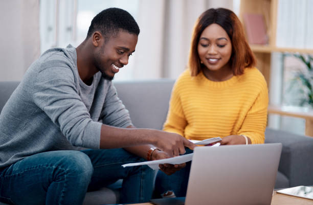 istock Now all our bills are up to date 1165699426