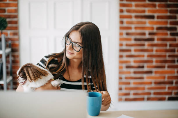 istock Woman working from home 1165699752