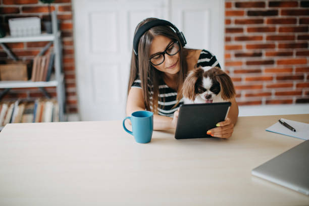 istock Woman working from home 1165699884