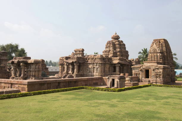 マリカルジュナとカシビスヴァ�ナタ寺院約740 ceパッタダカル、カルナタカ、インド - virupaksha ストックフォトと画像