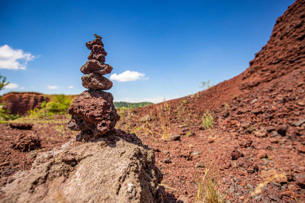 Slag remains of a extinct vulcano, feeling like a terraformed Mars