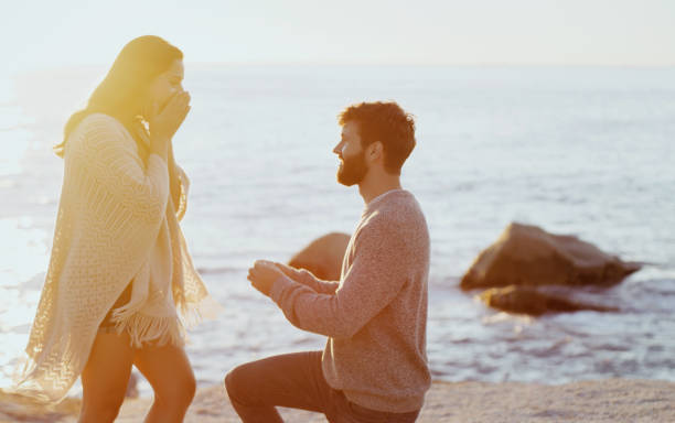 istock I can't believe he finally popped the question 1165702743