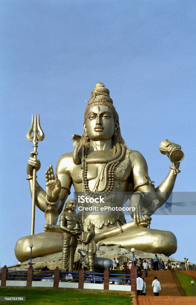 Statue Of Lord Shiva At Murudeshwar Mahadev Temple Karnataka India Stock  Photo - Download Image Now - iStock