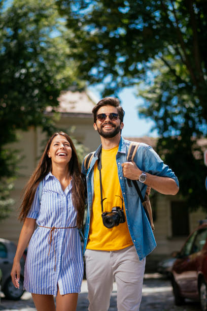 istock Happy couple exploring stock photo 1165702843