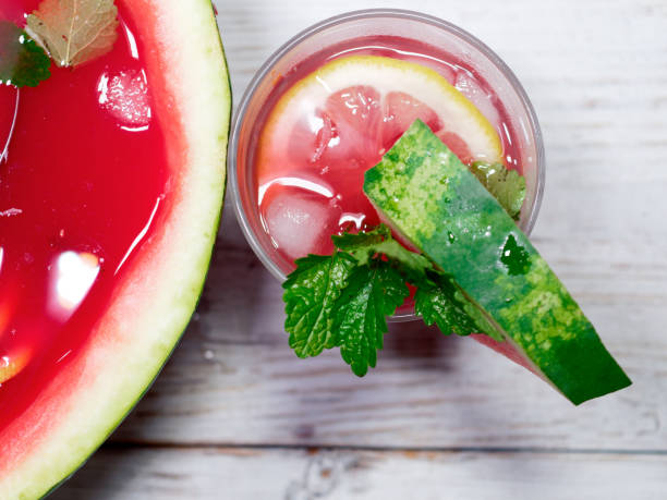 istock Homemade watermelon lemonade 1165704347