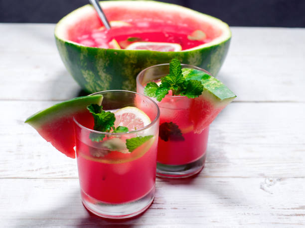 istock Homemade watermelon lemonade 1165704354