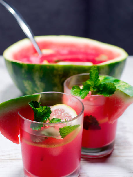 istock Homemade watermelon lemonade 1165704432