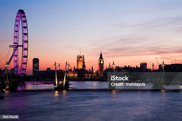 런던 에서 해질녘까지 0명에 대한 스톡 사진 및 기타 이미지 - 0명, 강, 교량
