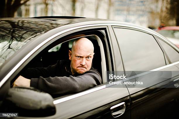 강력한 Car Driver 남자에 대한 스톡 사진 및 기타 이미지 - 남자, 머리가 벗겨지는, 완전히 대머리