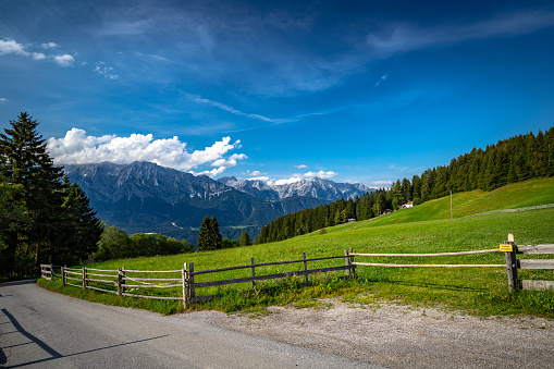 view of Karwendel mountains
