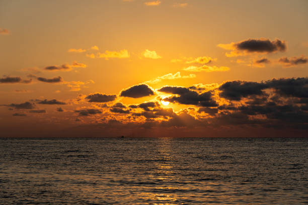 istock Colorful sunset above the sea. Summer vacation concept 1165721364