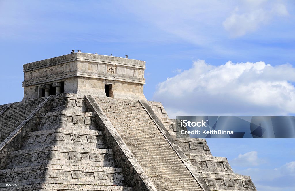 Chichen Itza Pirâmide - Royalty-free Acabado Foto de stock