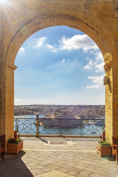 istock Fort St. Angelo in Birgu, view from Upper Barrakka Gardens, Valletta, Malta 1165727507