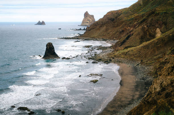 istock Panoramic view of wild Benijo beach, Tenerife 1165729245