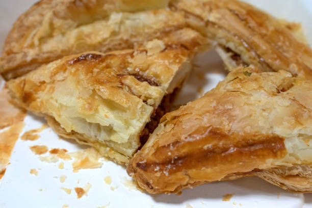 istock Close up of Chicken Puff Pastry 1165735398