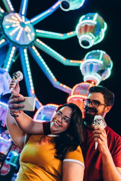 istock Fun at the amusment park 1165738852