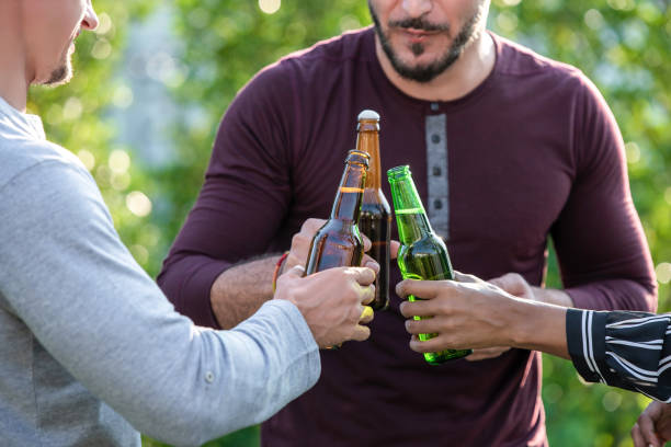 istock Group of friends enjoying drinking alcohol 1165745335