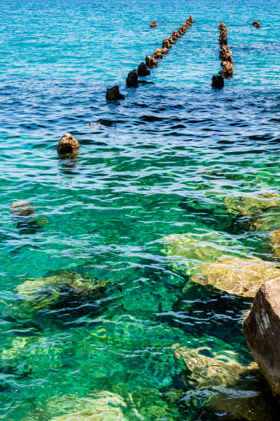 istock Remains of a pier 1165747010