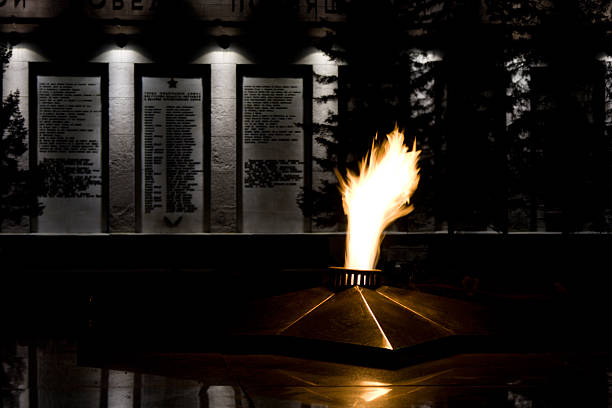 memorial for deceased soviet soldiers in the Second World War (Eternal Fire)