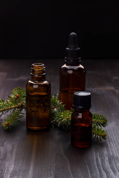 istock Fir pine or spruce essential oil 1165751184