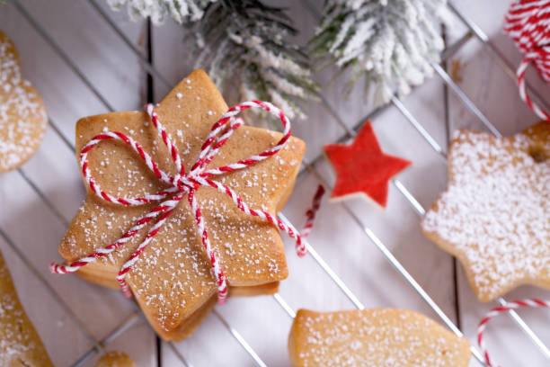 istock A stack of Christmas gingerbread shortbread cookies 1165753768