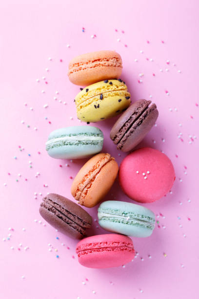 istock Colorful french macarons 1165753898