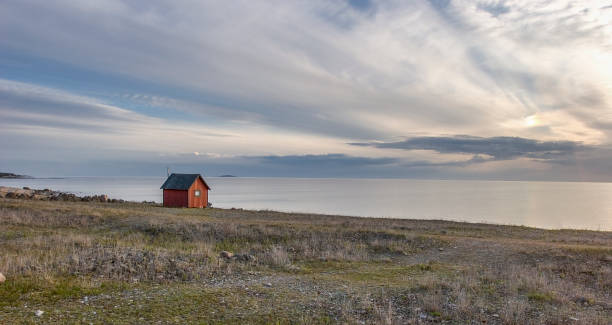 istock typical wooden houses in Sweden 1165756033