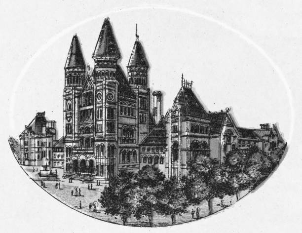 istock Second Toronto City Hall in Toronto, Ontario, Canada - 19th Century 1165758789