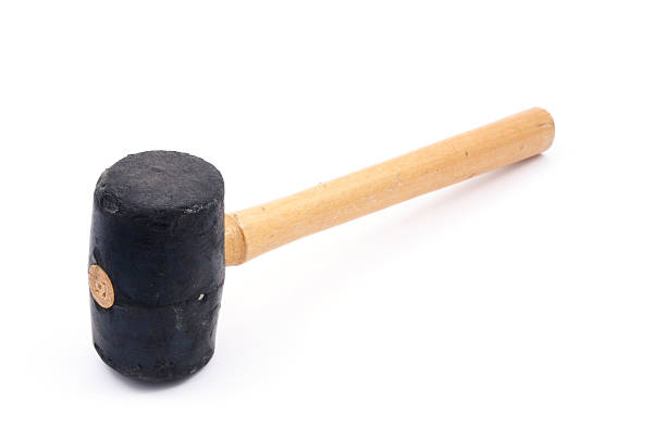 mazo de goma - rubber mallet fotografías e imágenes de stock