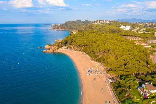 istock Beach de Fenals. Lloret de Mar resort. 1165760141