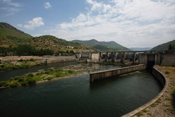 istock Hydroelectric station in the Portugal's mountains. 1165766630
