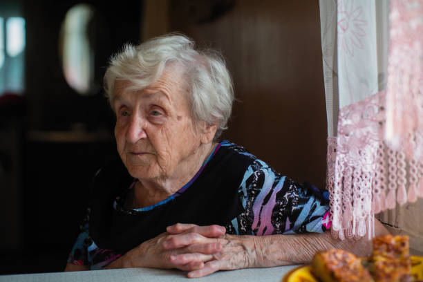 istock An elderly woman in a state of frustration. 1165766631
