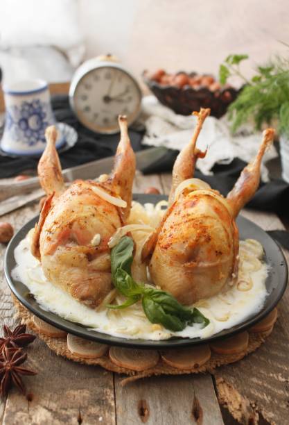 istock quail in milk and mustard sauce 1165767935