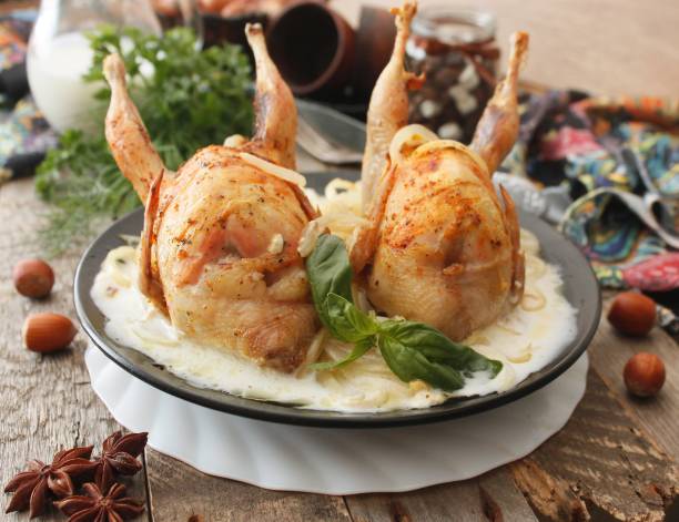 istock quail in milk and mustard sauce 1165767942
