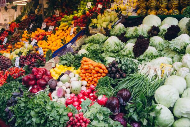 istock Vegetables on the market counter in Istanbul 1165768943