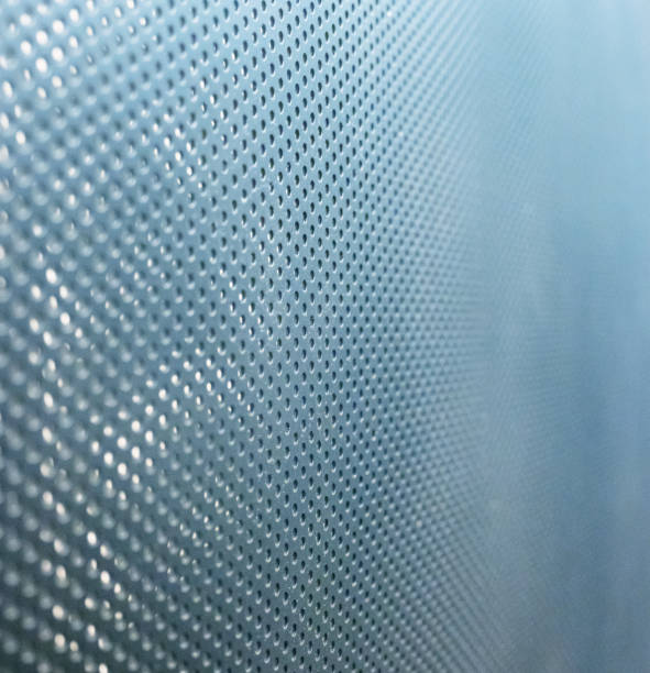 istock Metal background with diminishing perspective 1165771184