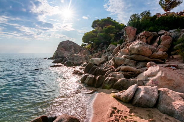 istock Akti Koviou beach on Sithonia, Chalkidiki, Greece 1165772681